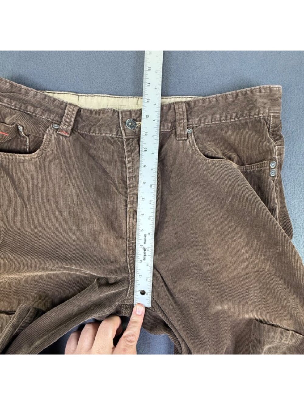 VTG Timberland Blacksville Brown Corduroy Trousers Pants 36X30 Workwear EUC - Picture 6 of 12